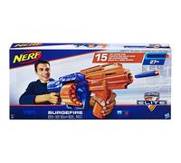 Hasbro Nerf E0011EU4 N-Strike Elite SurgeFire, Blaster con 15 dardi, Eta 8 + anni