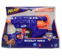 Hasbro Nerf Elite Scout MKII - Blaster con funzione di ricarica rapida