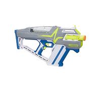 Hasbro Nerf Hyper, Blaster motorizzato Mach-100, 80 sfere in schiuma Nerf Hyper, occhiali, velocità di 33 m/s, ricarica facile, capacità di 100 pallini [Esclusivo Amazon]