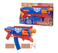 Hasbro Nerf Loadout Phantom Flash Recon Blaster Blaster Phantom Flash Recone, accessorio per la conservazione delle freccette, rotazione, 6 freccette, 14 freccette N14, giocattoli e regali per bambini