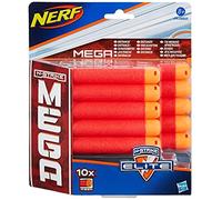 Hasbro Nerf- Ricarica da 10 Dardi Mega, A4368E24