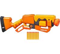 Hasbro Nerf Roblox - Adopt Me!: BEES!, blaster lancia-dardi con azione a leva, tamburo rotante con 8 dardi, 8 dardi Nerf Elite, contiene codice per sbloccare un articolo virtuale in-game
