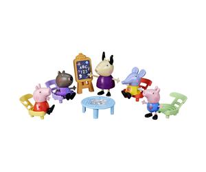 Hasbro Peppa Pig a Scuola, playset con 5 action figure e 6 accessori, giocattoli per bambini e bambine in età prescolare, dai NEW