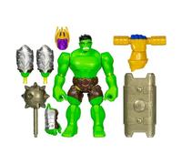 Marvel Hasbro MixMashers, Hulk, action figure deluxe e accessori degli Avengers personalizzabili da combinare e abbinare