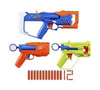 Hasbro Pistola blaster NSeries Triple Action Pack 12cp NERF F9840EU4