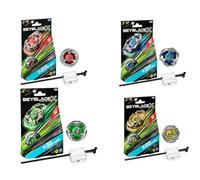 Hasbro beyblade x, starter pack top, assortimento di 1 trottola e 1 lanciatore