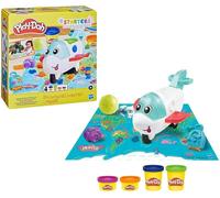 Play-doh, il mio primo aeroplano esploratore, starter set per attività manuali, per bambini e bambine
