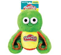 Hasbro Play-Doh Polpo Can Dog Toy 25,4 cm Squeaker and Crunch Toy per cani, verde