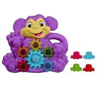 Hasbro Playskool Stack 'n Spin Monkey Gears (Giocattolo con luci e suoni per bambini dai 9 mesi in su) [Esclusivo Amazon]