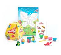 Hasbro Scatola Sorpresa Play-Doh con playset, Pasta Modellante, Accessori, Adesivi e tappeti interattivi, dai 3 Anni.