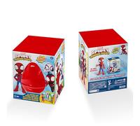 Hasbro Sorpresovo Spidey e i Suoi Fantastici Amici 2024 - Uovo con sorprese, Include Personaggi e Sfondo Pieghevole a Tema Spidey, dai 3 Anni in su