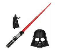 Pack Côté STAR WARS Darth Vader Kit LATO OSCURO Spada Laser, Maschera e figura 15cm per bambini dai 5 anni
