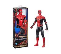 Hasbro Spider-Man - Spider-Man con Tuta Nera e Rossa, Action Figure da 30 cm Titan Hero Series, Ispirata al Film di Spider-Man "No Way Home", per Bambini dai 4 Anni in su