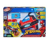 Nerf Marvel Spider-Man Marvel, blaster Strike 'N Splash di Spider-Man, giocattoli di supereroi, soaker di Spider-Man