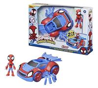 Marvel Spidey e i Suoi Fantastici Amici - Ultimate Web-Crawler, include veicolo spara colpi e un personaggio da 10 cm, per bambini dai 3 anni in su