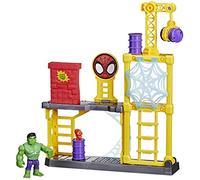 Hasbro Spidey e I Suoi Fantastici Amici, Hulk’s Smash Yard, playset di Hulk, giocattolo per età prescolare, per bambini e bambine dai 3 anni in su