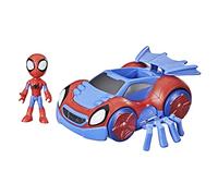 Marvel Spidey e i Suoi Fantastici Amici - Ultimate Web-Crawler, include veicolo spara colpi e un personaggio da 10 cm, per bambini dai 3 anni in su