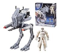 Hasbro star wars actionverse, at-rt & imperial remnant at-rt driver - action figure e veicolo