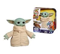 Star Wars Hasbro, action figure da 25 cm di Grogu Coccolavventura, giocattolo animatronico, peluche interattivo, giocattoli ispirati The Mandalorian and Grogu, dai 4 anni in su