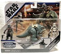 Hasbro Star Wars Mission Fleet Expedition Class I Mandaloriani, Blurrg, Remnant Stormtrooper, Battaglia nel desolato