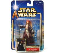 Hasbro - Star Wars: Saga Collection - Jar Jar Binks Gungan Senator Attack of The Clones Figur, n. 024 -