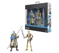 Hasbro Star Wars The Black Series, Dagan Gera e Droide BX (Ibrido), confezione da 2 action figure ispirate al videogioco Star Wars Jedi: Survivor, da 15 cm