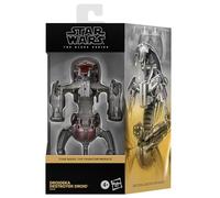 Hasbro, Star Wars The Black Series, Droide distruttore Droideka, action figure collezionabile Deluxe ispirata al film "Star Wars: La minaccia fantasma", da 15 cm