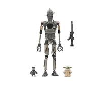 Hasbro Star Wars The Vintage Collection, IG-12, Grogu e Anzelliano, set con action figure deluxe ispirate alla serie "Star Wars: The Mandalorian", da 9,5 cm