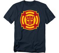 Hasbro - Transformers - Logo Dei Rescue Bots - T-Shirt Unisex Per Adulti - Blu