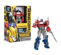 Hasbro Transformers: Rise of The Beasts Buzzworthy Bumblebee - Statuetta da studio serie 102BB Optimus Prime 16 cm