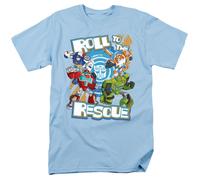 Hasbro - Transformers - Roll To The Rescue - T-Shirt Unisex Per Adulti - Blu