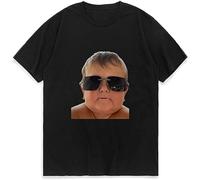 Hasbulla Mens Kawaii Fighting Graphic Men T-Shirt Tee Size L