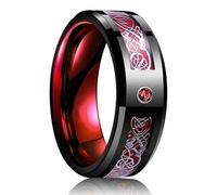 Hasdnker Anello Anelli Gioielli Donna Uomo Moda 8Mm Uomo Anelli Argento Colore Martellato Design Multi-Faceted Anelli per Uomo Donna FEDI Nuziali Gioielli 12 Style19