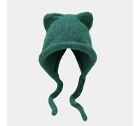 Hasdnker Berretti in Maglia Cappelli Cappellini Berretti Cappello Cappello Invernale per Donna Uomo Berretti Tinta Unita Coreano Carino Caldo Protezione per Le Orecchie Maglia Pullover Cinturino Berr