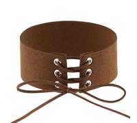 Hasdnker Collana Uomo Donna Gioielli Ciondolo Pendente Necklace Accessori Moda Collana Girocollo in Velluto Larghezza Camoscio Annodato per Coppia Amanti Ne-0139-C