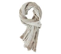 Hasdnker Sciarpa Scialle Invernale Sciarpe Sciarpa da Uomo Autunno Inverno in Cotone E Lino A Righe, Sciarpe da Uomo Calde, Foulard da Collo alla Moda, Scialli di Marca Maschili, Cachi