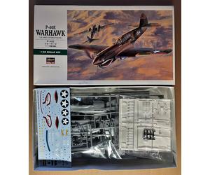 HASEGAWA 09086 - P-40E WARHAWK • U.S. ARMY AIR FORCE FIGHTER - 1/48 PLASTIC KIT