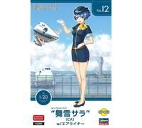 HASEGAWA 1/20 Egg Girls Collection n.12 Sara Mayuki CA con figura in resina a...