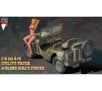 1:24 HASEGAWA Jeep Willys Mb U.S 1/4 Ton 4X4 Military Ut.Truck 1942 Kit HA52249