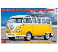 HASEGAWA 1/24 KIT MODELLINO FURGONE BUS STATICO VOLKSWAGEN T2 TYPE 2 SCALA 1:24