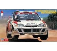 Hasegawa 1/24 Mitsubishi Lancer EVO III, 1996 Safari Rally - Modellismo in plastica - Scala: 1:24