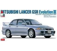 Mitsubishi Lancer Gsr Evo Iii 1:24 Plastic Model Kit HASEGAWA