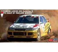 Mitsubishi Lancer GSR Evolution III 1995 Rally Of Thailand Winner 1:24 Kit