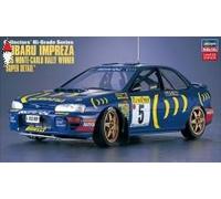HASEGAWA 1/24 SUBARU IMPREZA 1995 MONTE-CARLO RALLY WINNER SUPER DETAIL