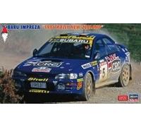 Hasegawa 120116 620696 1/24 Subaru Impreza, 1996 Rally New Zeeland, meerkleurig