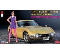 1:24 HASEGAWA Toyota 2000Gt With Girl Figure 1967 Kit HA52333