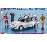 1:24 HASEGAWA Toyota Starlet Ep71 Si Ski Version 1987 Kit HA20610