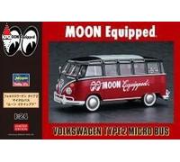 Volkswagen Type 2 Micro Bus Moon Equipped 1:24 Plastic Model Kit HASEGAWA
