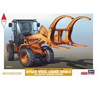 Hitachi Wheel Loader Zw100-6 Log Grapple 1:35 Plastic Model Kit HASEGAWA