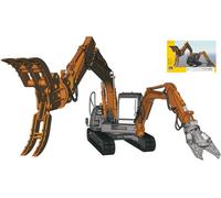 HASEGAWA 1/35 KIT CANTIERE HITACHI DUOPLE ARM WORKING MODELLINO AUTO STATICO